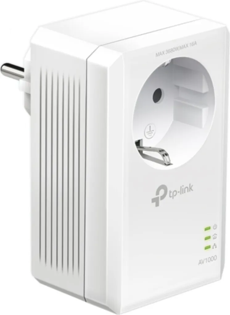 Adaptateur CPL TP-Link 1000 Mbps avec Prise Intégrée - Pack de 2 Unités