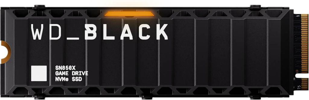 Dissipatore di calore da gaming WD Black SN850X PCIe SSD Immagine del prodotto 