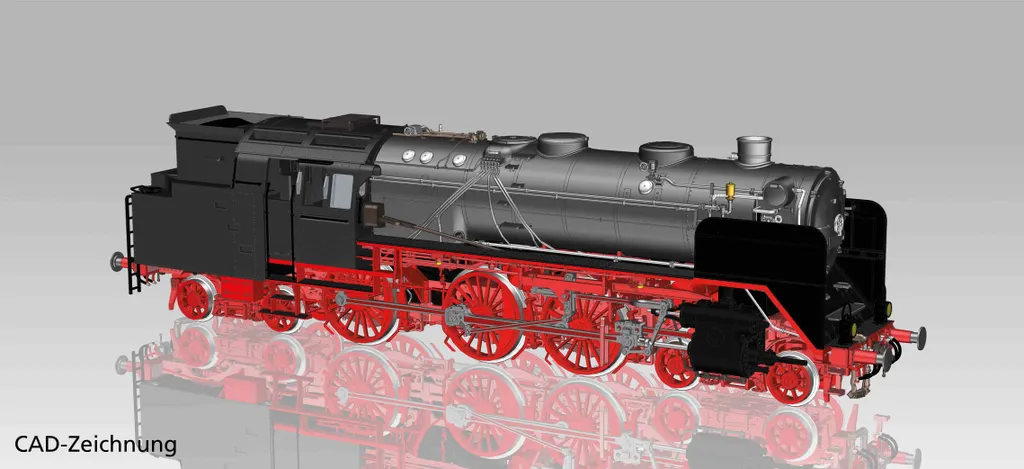 Locomotive à vapeur BR 62 DR III Piko 50704 pour réseau ferré HO