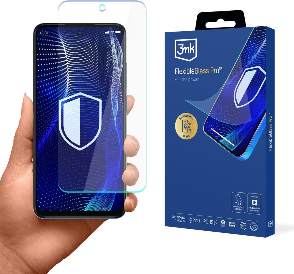 3mk Display Hybridglas FlexibleGlass Pro für Motorola Moto G45 5G 0,3mm