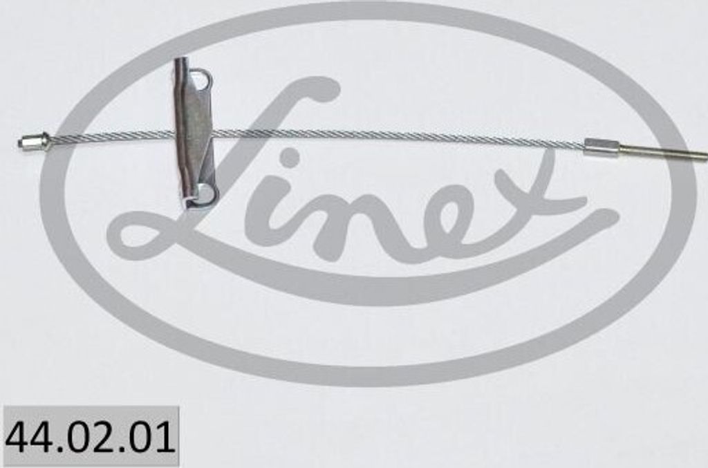 LINEX Handbremsseil Bremsseil 44.02.01 Vorne für TOYOTA AURIS (NRE15, ZZE15, ADE15, ZRE15, NDE15) 345mm