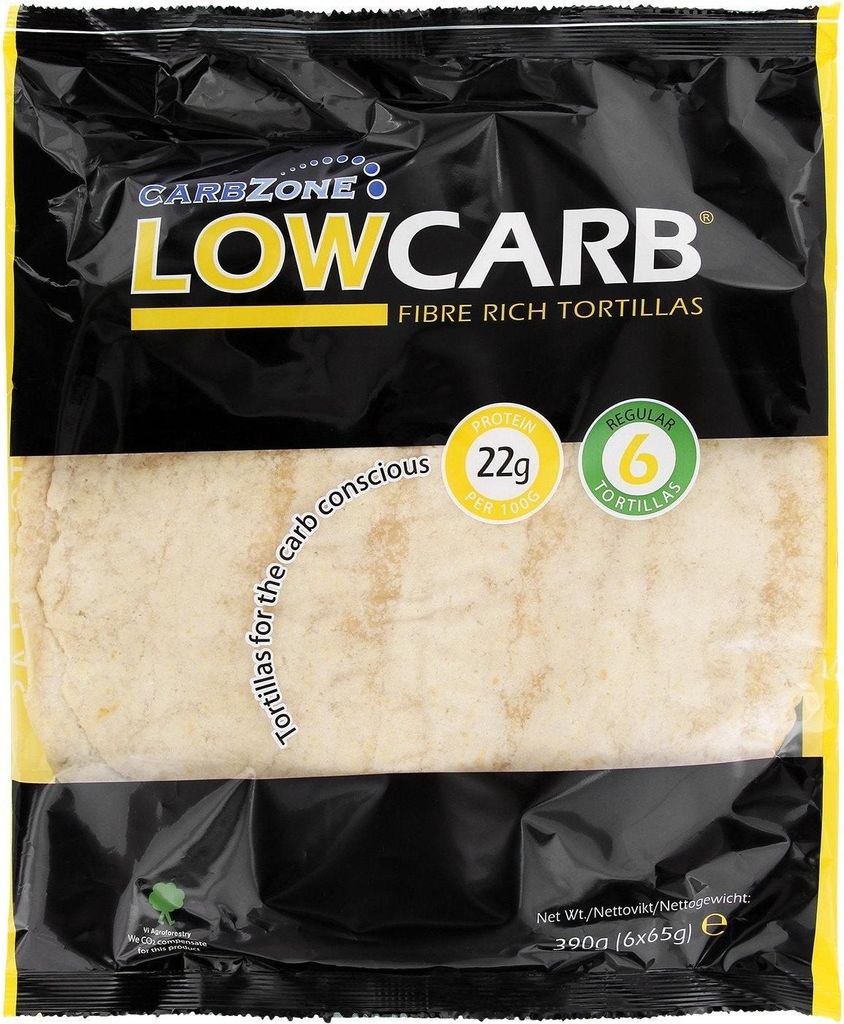 Low Carb - Tortilla Groß (6 x 65g) – vegan