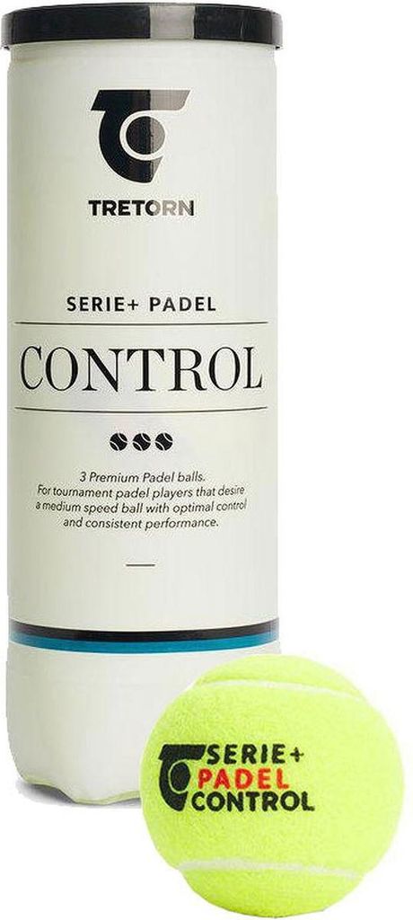 Tretorn Serie+ Padel Control Padelbälle 3Er Dose - Gelb | Größe: ONE SIZE