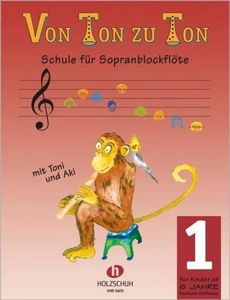 Apprendre la flûte à bec soprano : méthode Von Ton zu Ton Vol 1