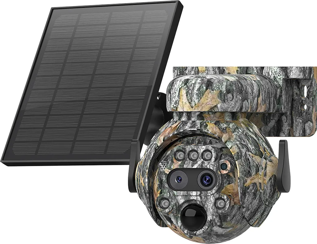Viking HDs04 Caméra 4G Solaire : Sécurité sans Électricité Coloris Gris
