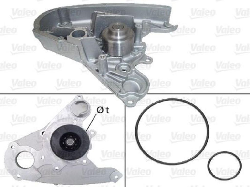 VALEO Kühlmittelpumpe Wasserpumpe für FIAT Ducato Kastenwagen (250, 290) 506864