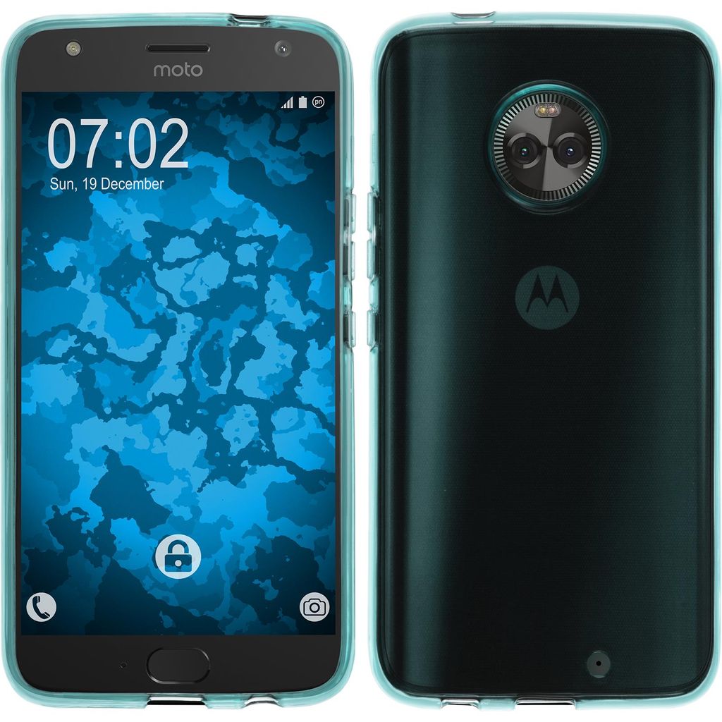 PhoneNatic Case kompatibel mit Lenovo Moto X4 - türkis Produktbild 