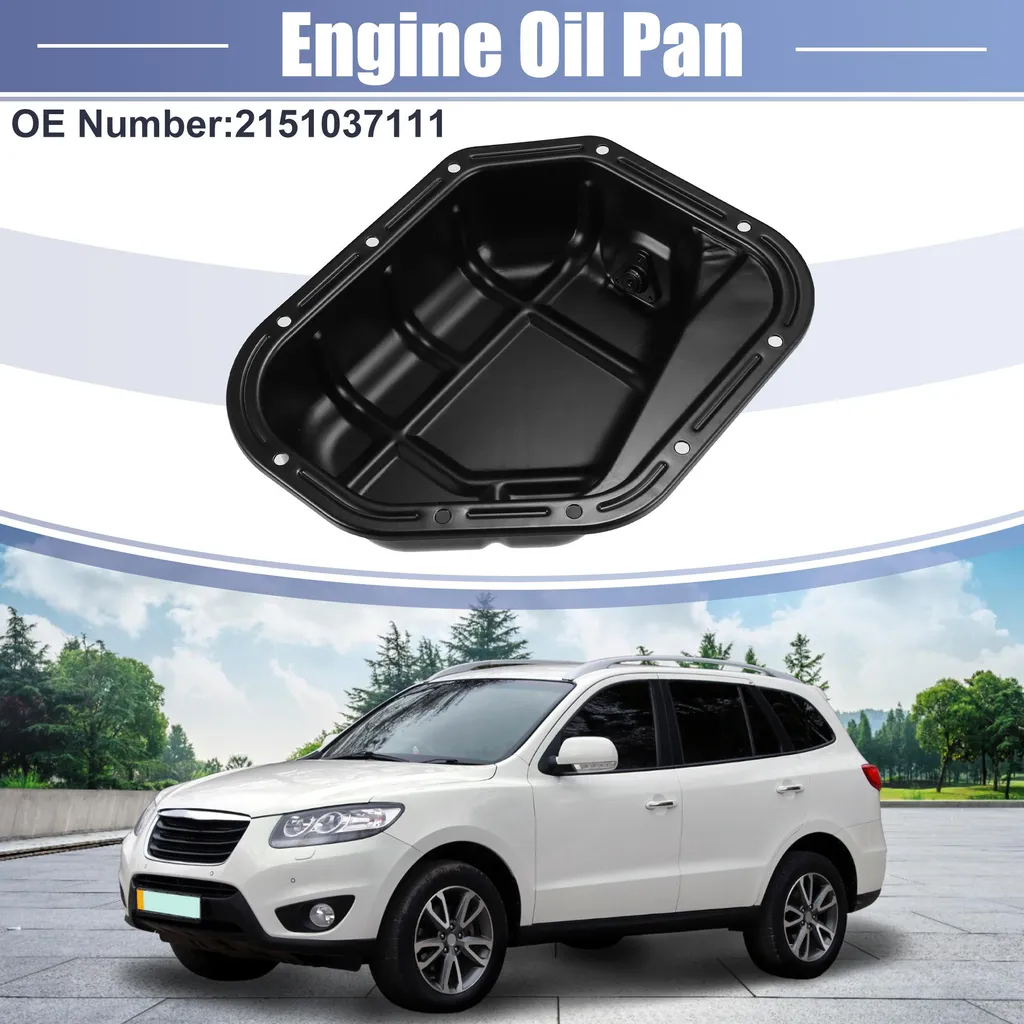Carter de Lubrification Moteur Hyundai Santa Fe 01-06 Acier Noir
