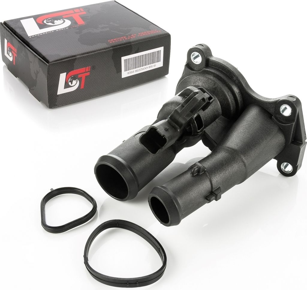 Thermostatgehäuse Kühlmittel Dichtung Sensor 98°C für FORD FOCUS II C-MAX 1.6 Ti