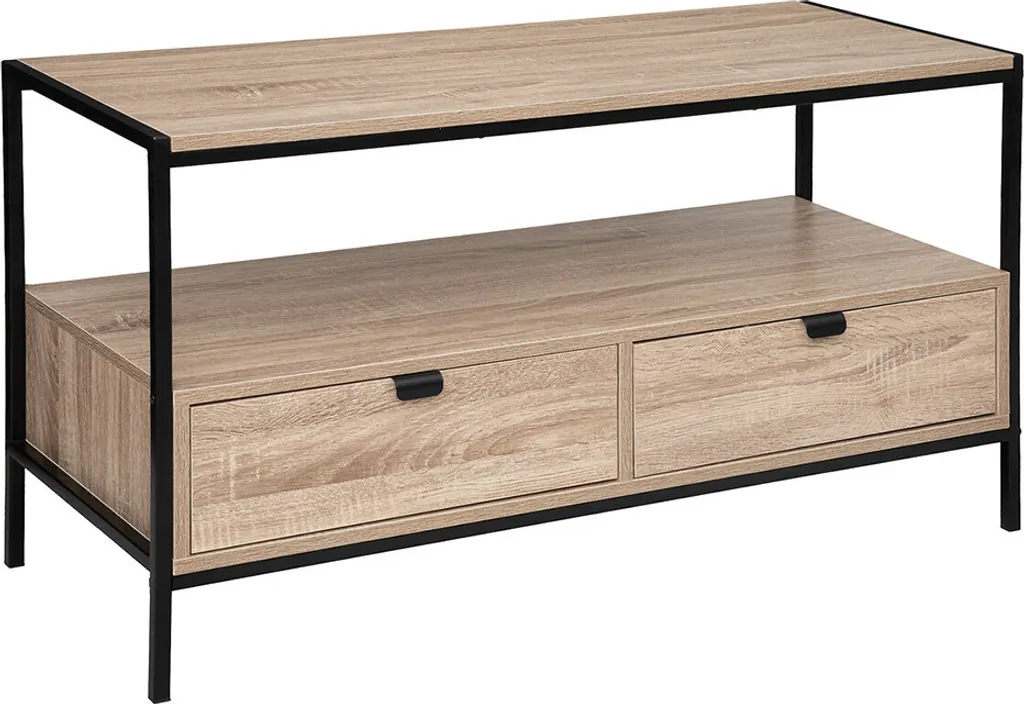 Meuble TV bois de Toulon pour grand écran - Agencer votre salon design