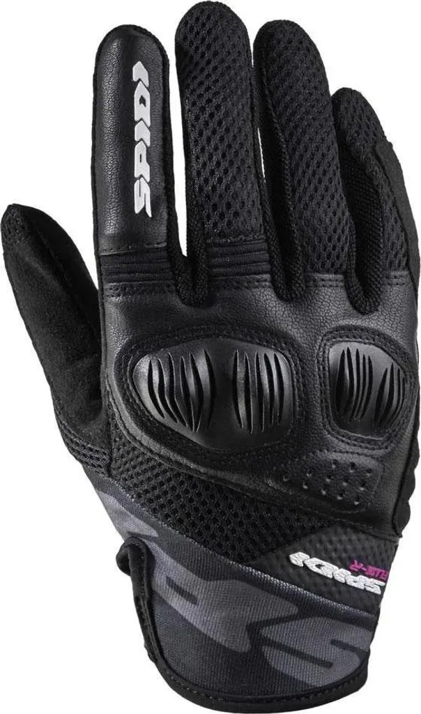 Gants Femme Spidi Flash-R Evo Noir XL avec Coque de Protection Renforcée