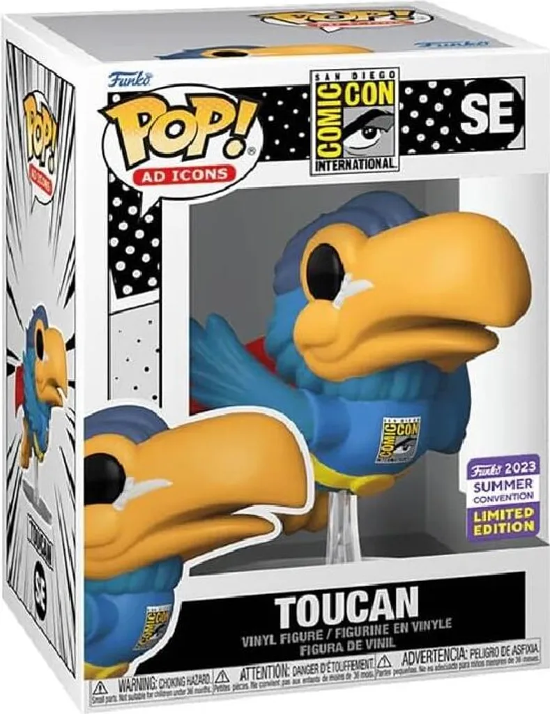 Figurine de Collection Funko POP Toucan San Diego Comic Con LE Icons