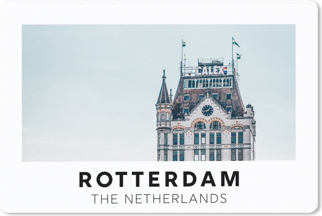 MuchoWow Mauspad Mousepad Rotterdam - Niederlande - Startseite 27x18 cm - Mousepads - Maus Mat - Pad - Mausunterlage - Büroartikel - Desk Matten