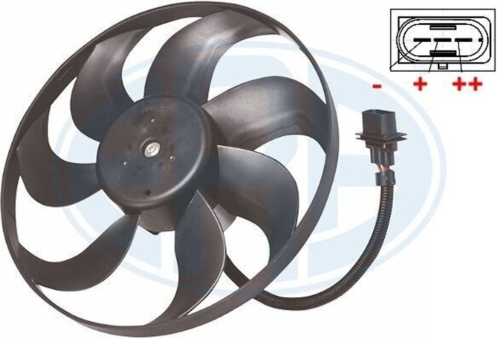 ERA 352036 Lüfter Motorkühlung Kühlerlüfter für VW Golf IV Produktbild 