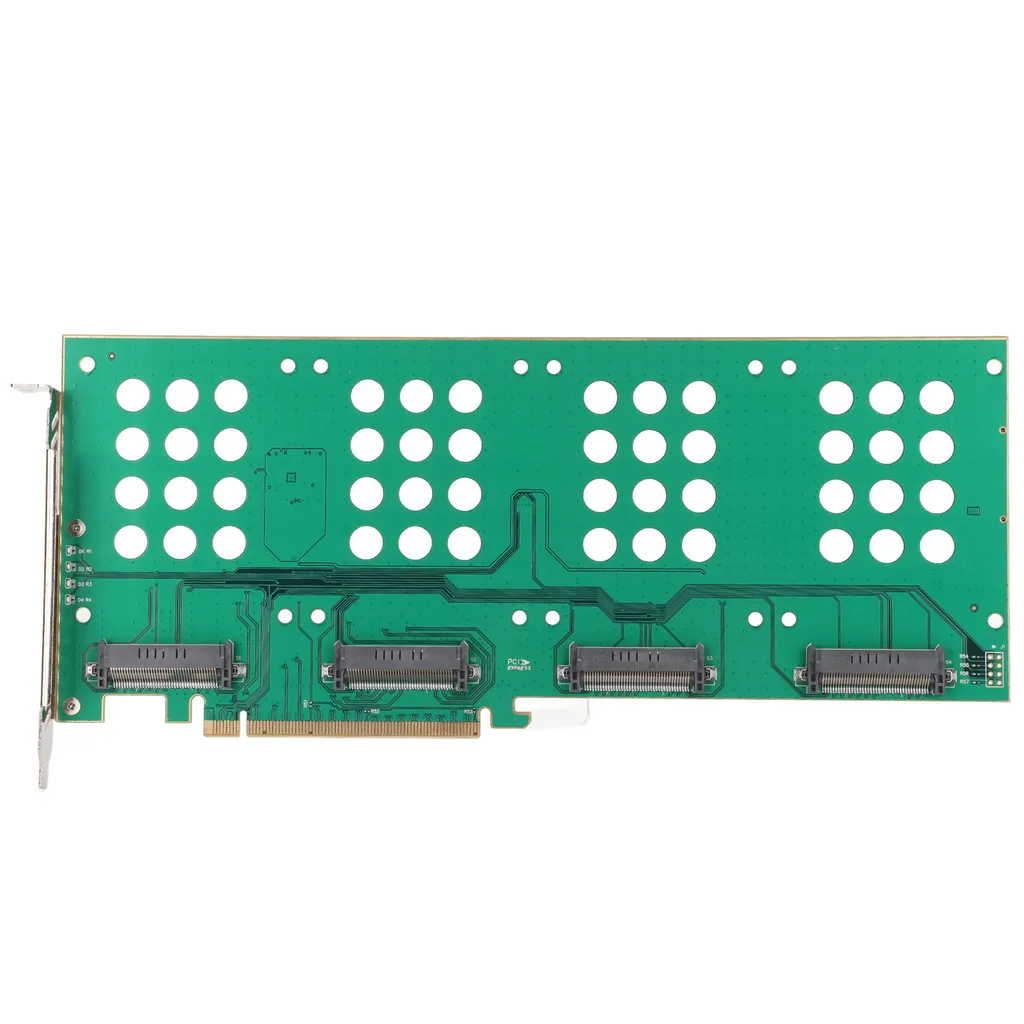 Carte Riser M.2 NVMe vers PCIe x16 pour Configuration RAID Disk Array