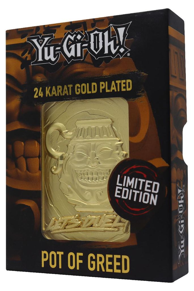 Yu-Gi-Oh! Replik Karte Pot of Greed (vergoldet) Produktbild 
