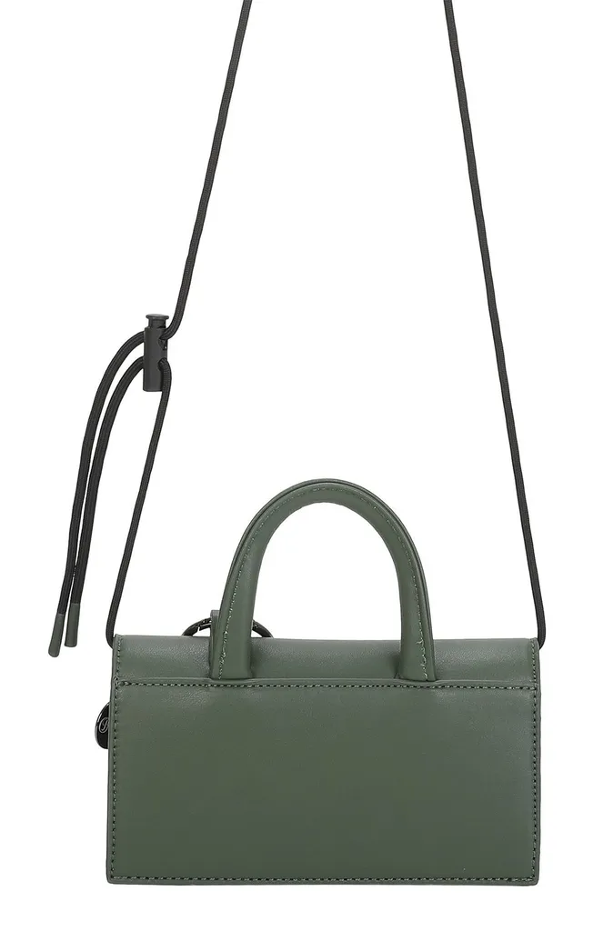 Sac Bandoulière Buffalo Muse On String Vert - Petite Pochette Chic - 4