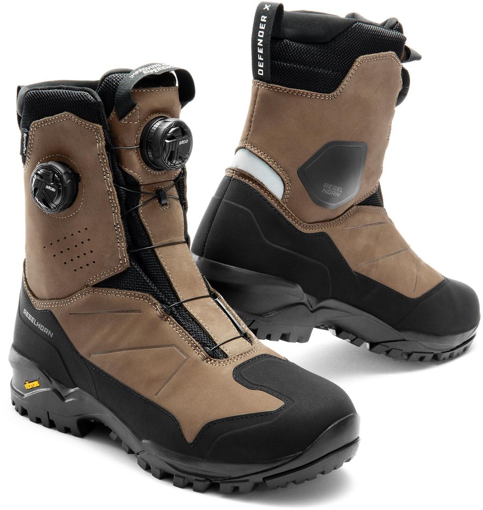 Rebelhorn Defender X wasserdichte Motorrad Stiefel, wüste, 38