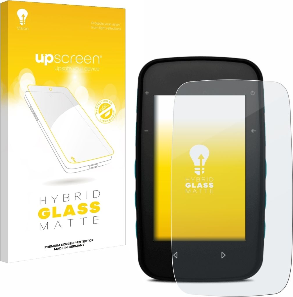upscreen Entspiegelungs Schutzglas für CompeGPS TwoNav Cross Plus Schutzfolie Panzer Folie Glas Display Schutz matt