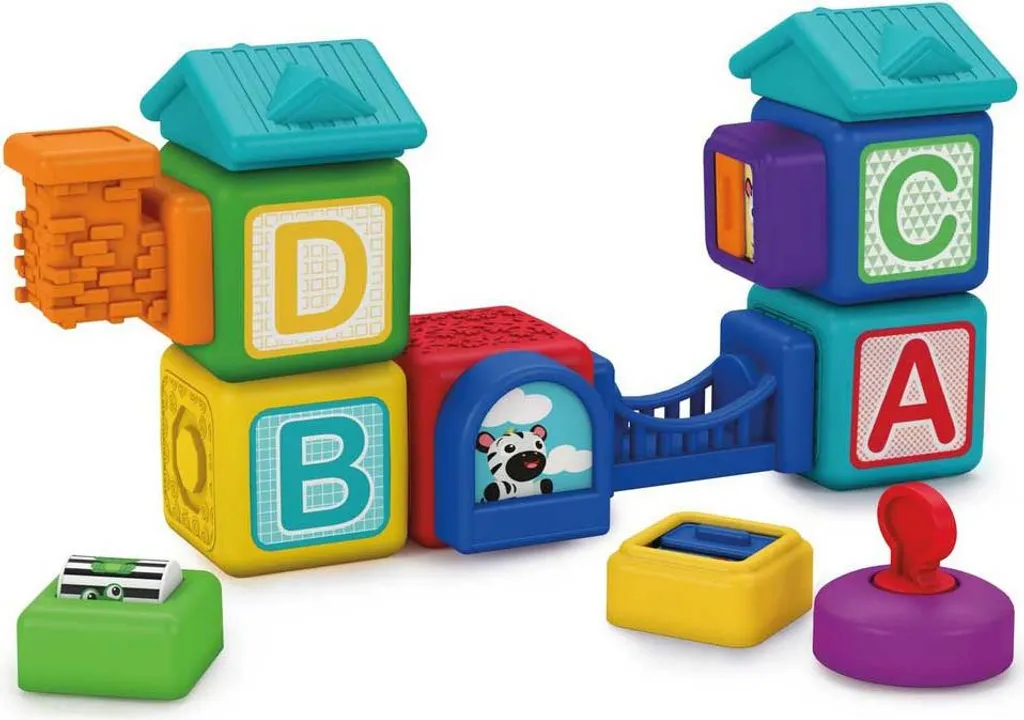 Blocs Magnétiques Sensoriels Connectables Baby Einstein pour Éveil 6m+