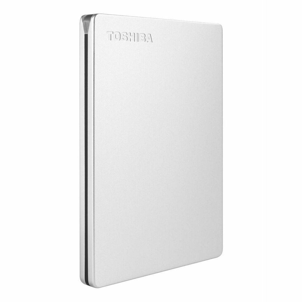 Toshiba Canvio Slim externe Festplatte 1TB Silber Produktbild 