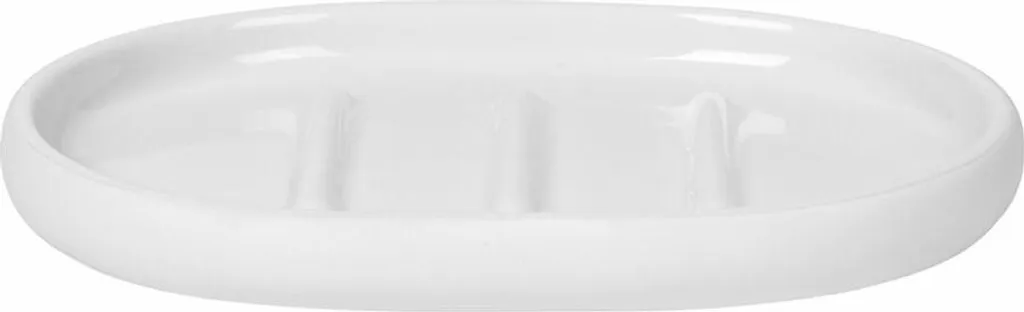 Portasapone Ceramica Bianca Blomus 66292 - Design Flöz per Bagno Design