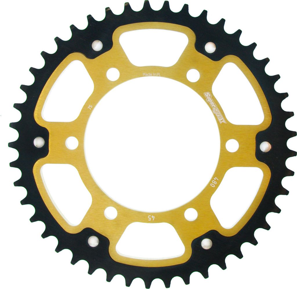 Stealth-Kettenrad Supersprox 525 - 45Z (złoty) Zdjęcie produktu 