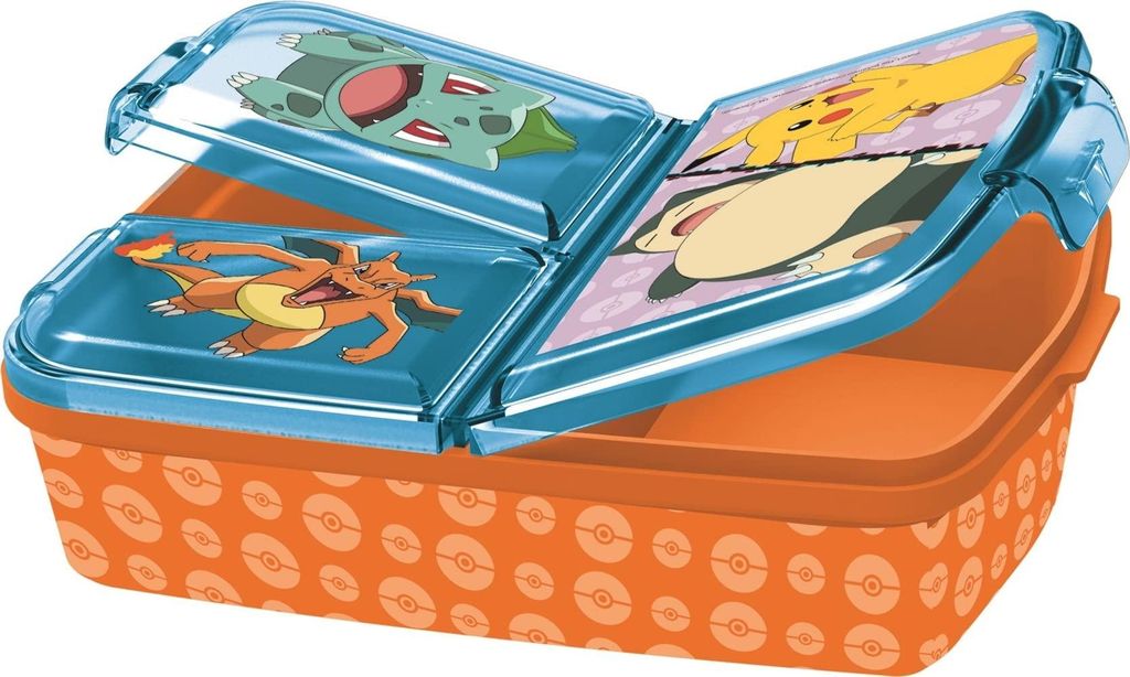 Krabička na oběd Pokémon ve třech částech Obrázek produktu 