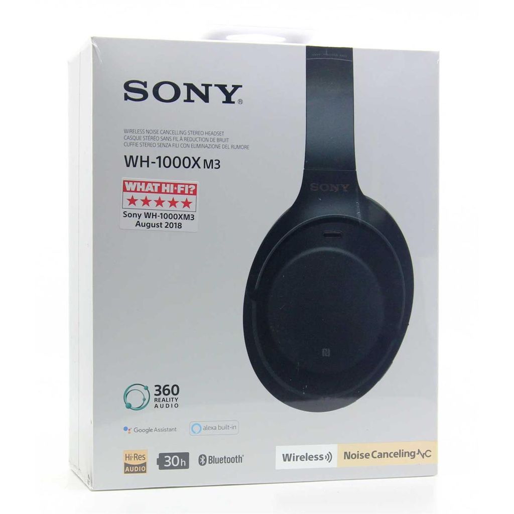 Sony WH-1000XM3 Bluetooth Noice Cancelling Over-Ear-Kopfhörer schwarz