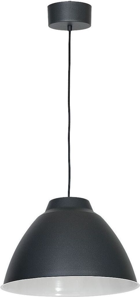 Pendelleuchte Loft "Works 2" Dunkelgrau Metall Hängelampe Wohnzimmer Esszimmer Esstisch