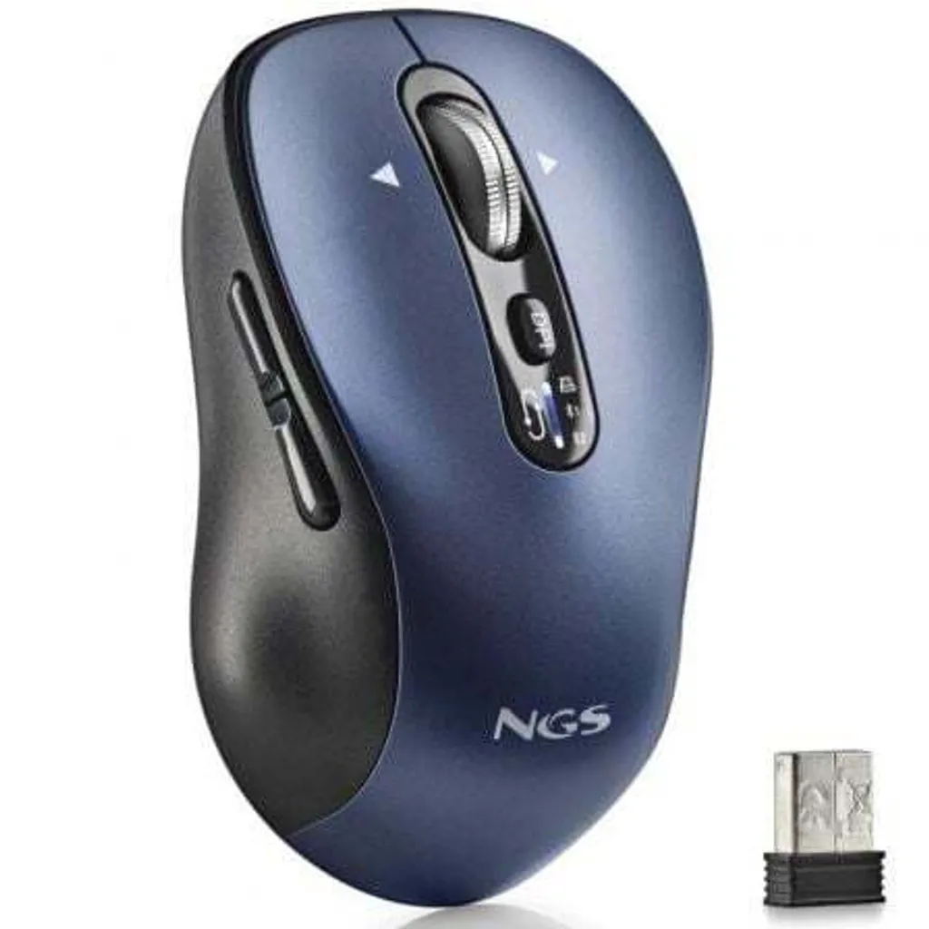 NGS Infinity-RB Souris Sans Fil Bluetooth Rechargeable 3200 DPI Bleue
