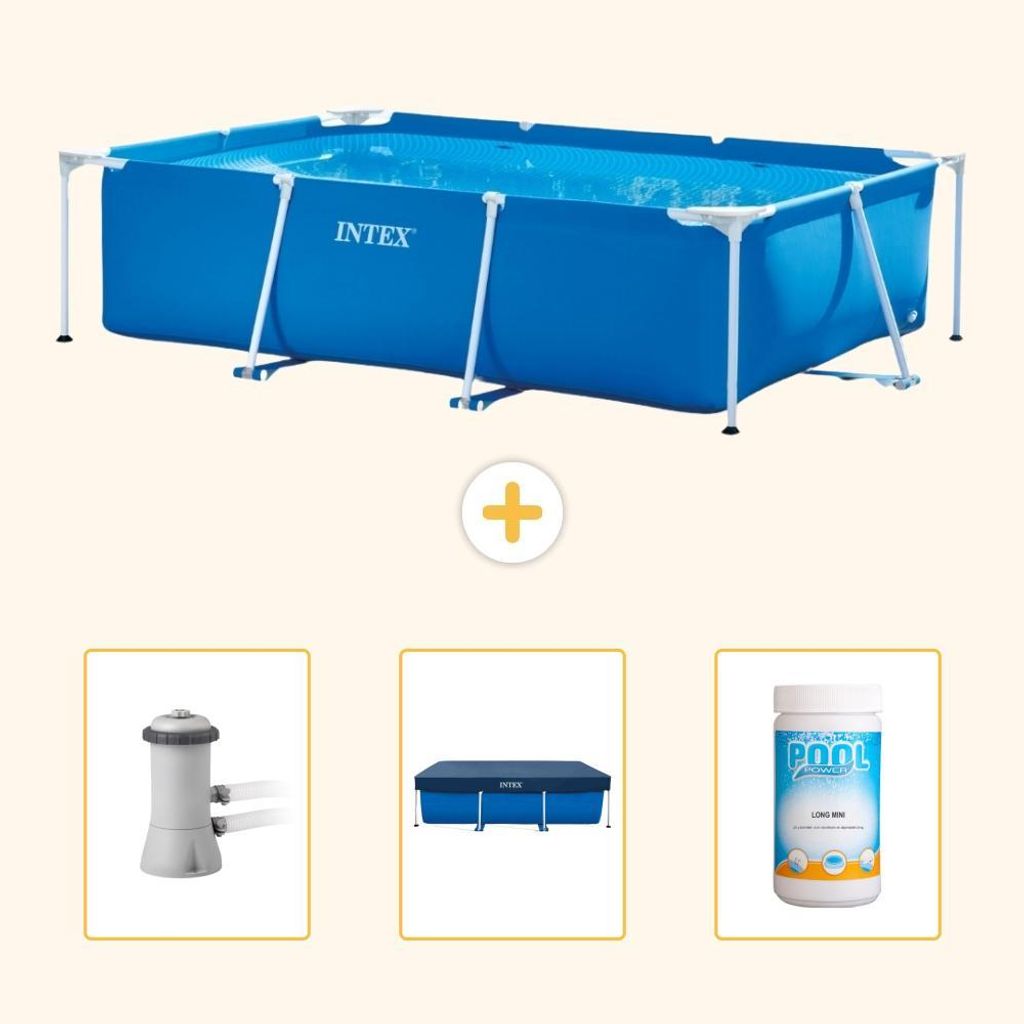 Rechteckiger Frame Pool - 300x200x75 cm - 4-teilig SCB75 Produktbild 