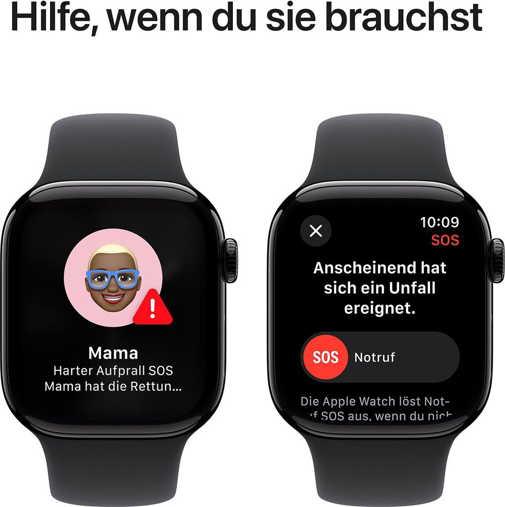Apple Watch Series 10 42 mm Alu Jet Black Sport S/M Obrázek produktu 8