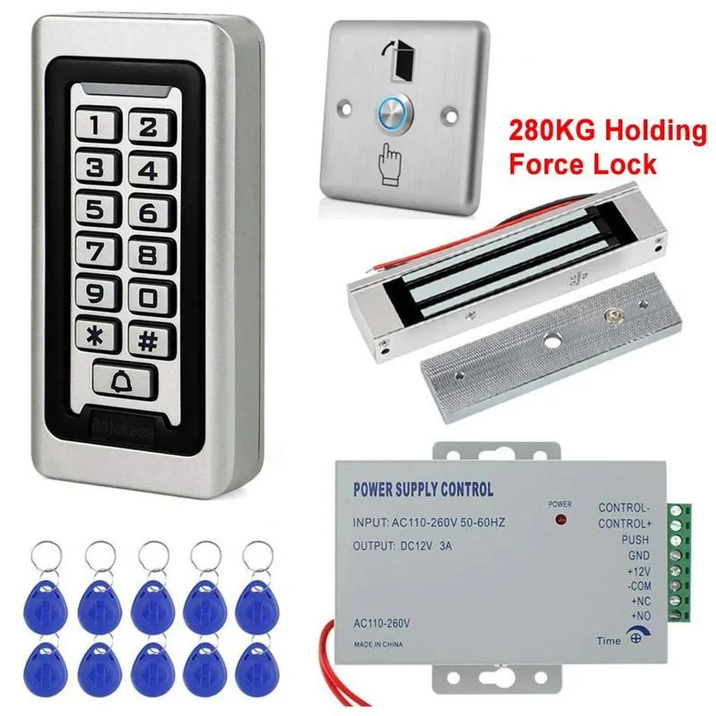 Système de contrôle d'accès étanche IP68 avec ventouse force 280 kg