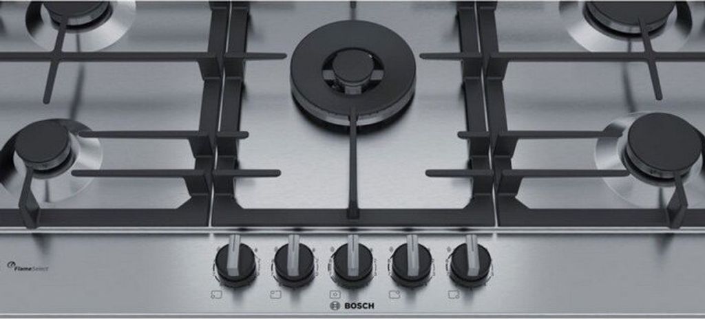 Bosch Serie 6 Pcr9a5b90 Gasherd 90 Cm Silber  Silber One Produktbild 2