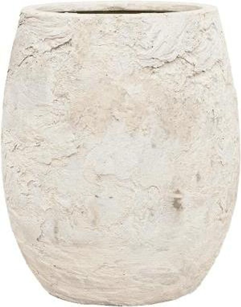 Baq Pflanzkübel Algar Creme-Beige D 36 cm H 30 cm Öffnung 20 cm