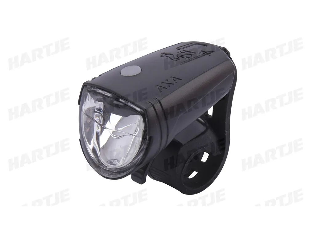 Voir et Être Vu à Vélo : Lampe AXA Greenline 25 Lux Noir Rechargeable USB