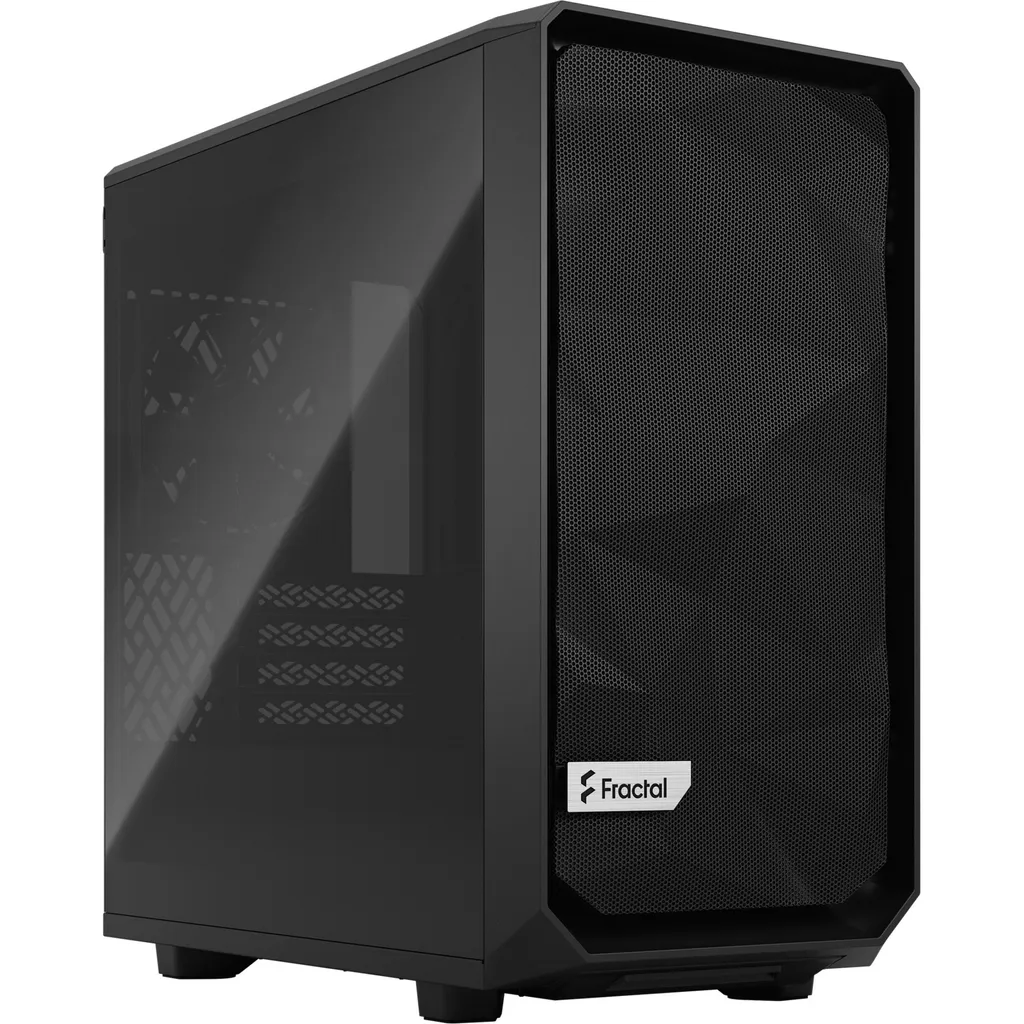 Boîtier Fractal Design Meshify 2 Mini Black TG Noir avec Panneau Verre
