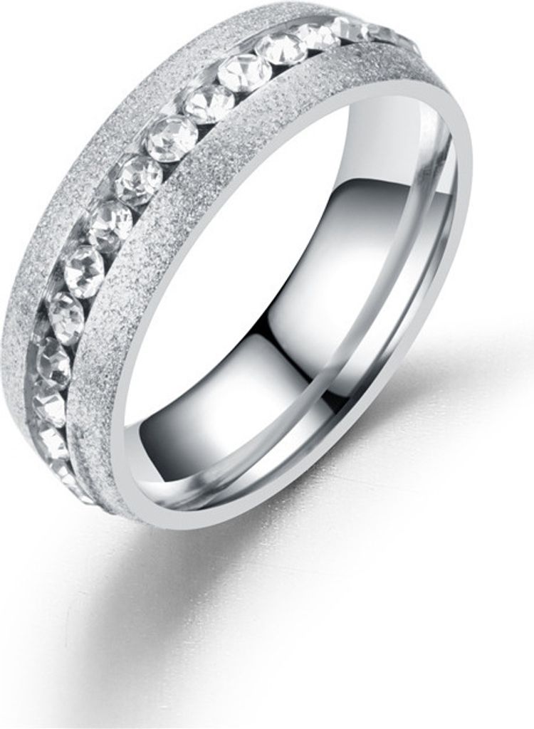 INF Anello in acciaio alla moda D'argento Immagine del prodotto 