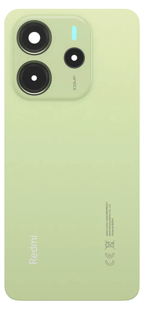 Couvercle de batterie Xiaomi Redmi Note 14 4G Original Service Pack Vert