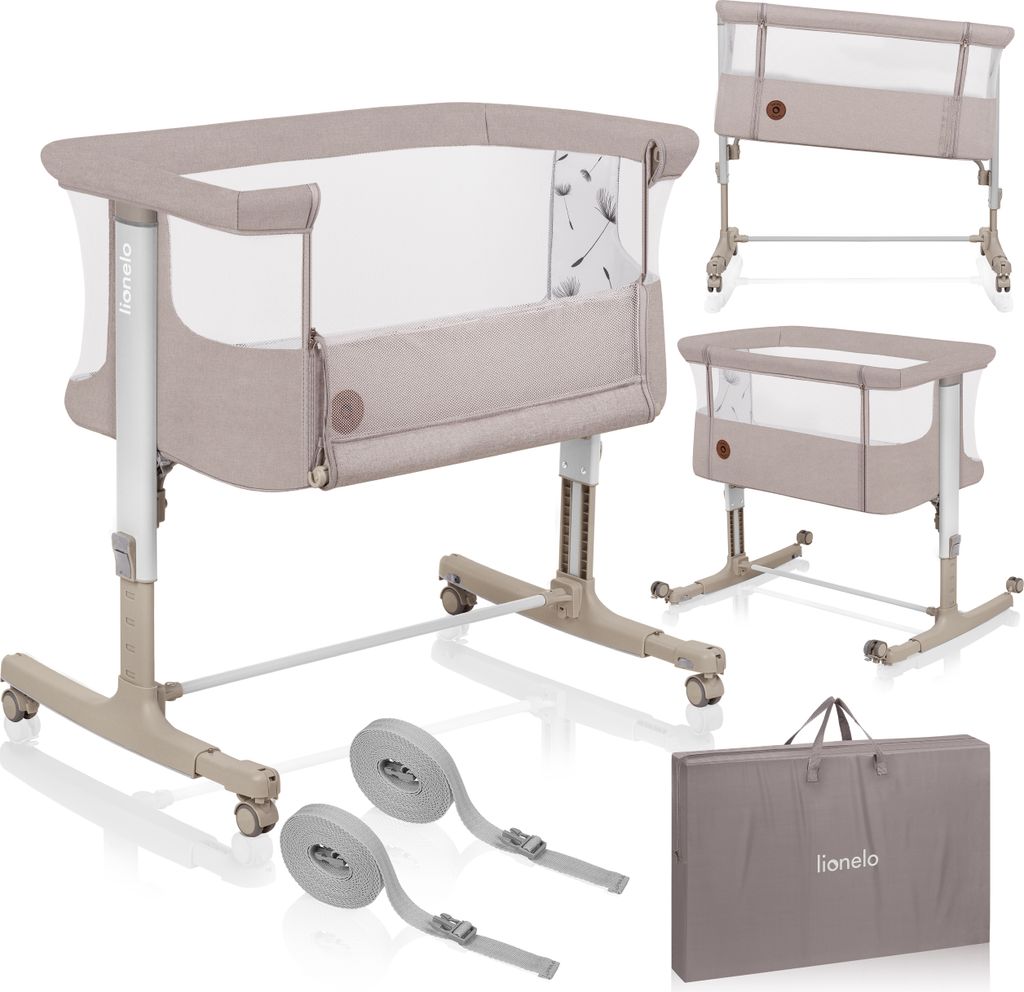 Lionelo Aurora 3in1 - Beistellbett, Babywiege, Produktbild 1