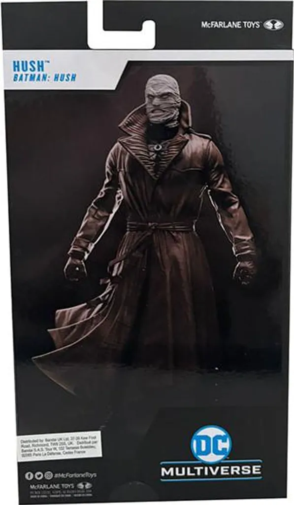 DC Multiverse Hush figurine Ultra Articulation avec accessoires de combat
