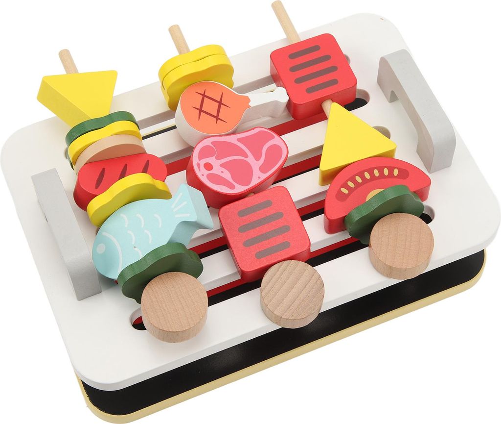 Simulations-Grill-Set aus Holz, Rollenspiel, Kochen, fantasievolles Rollenspiel