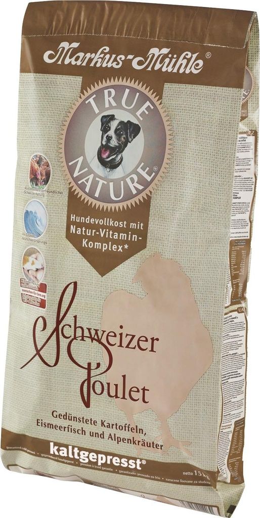 Markus Mühle Hund | True Nature | Schweizer Poulet 15kg