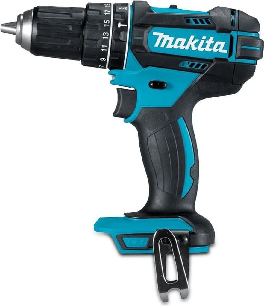 Makita DHP482Z, Handbohrmaschine, Ohne Schlüssel, Schwarz, Produktbild 