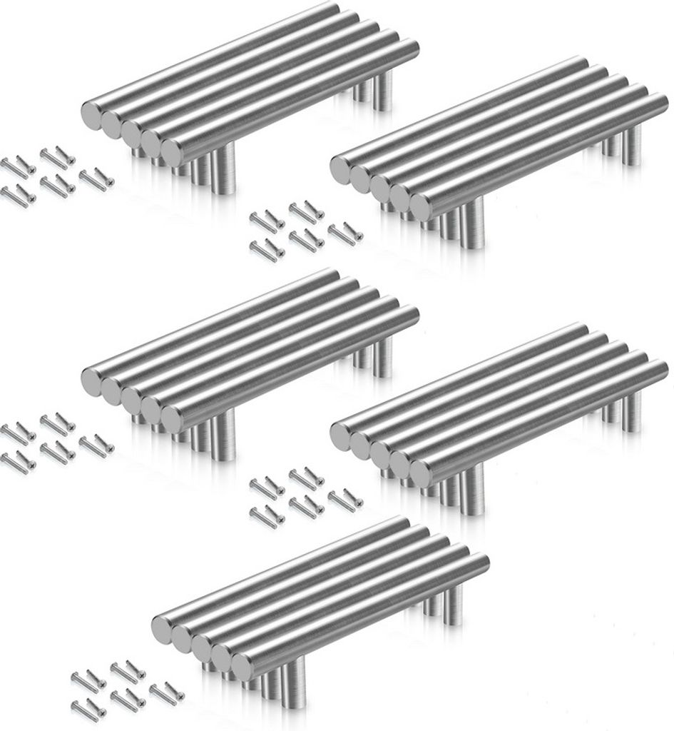 SWANEW Möbelgriffe Schrankgriffe Küche Schrankgriff Bad Küchengriff Büro Türgriff 156*96*10MM 10 Stück