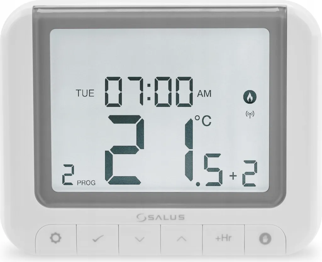 Régulateur RT520 Salus économique avec écran LCD et fonctions avancées