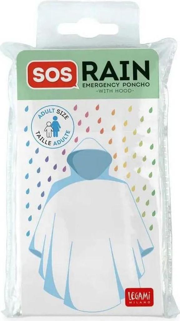 Legami REGENPONCHO TRANSP. EINWEG M.KAPUZE EINWEG M.KAPUZE Produktbild 