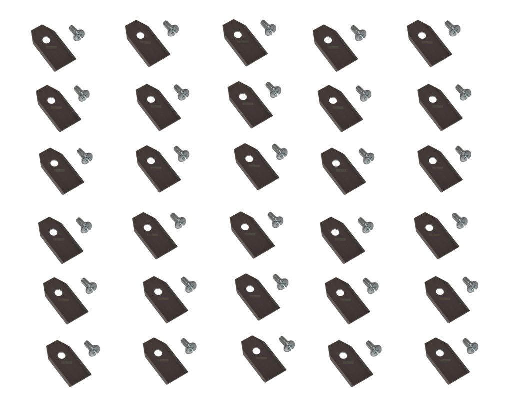 30 X 3,5 CM lame in acciaio inossidabile per Yard Force Immagine del prodotto 