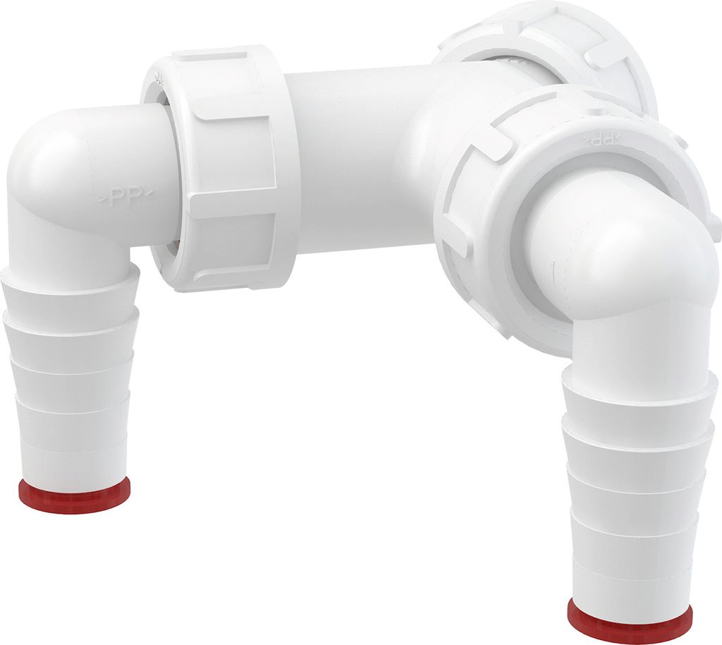 Alcadrain P148Z dvojitá přípojka kompletní G1" 17-23 mm Obrázek produktu 